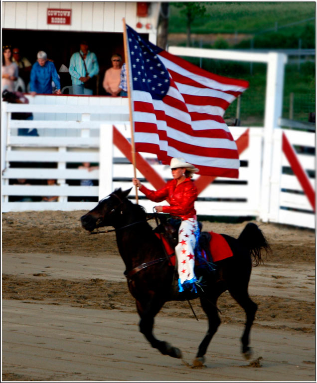 Hooray for the red, white and blue
